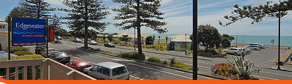Edgewater Motor Lodge Napier New Zealand View to the North East - Hawkes Bay New Zealand