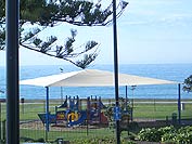 Large children’s playground adjacent